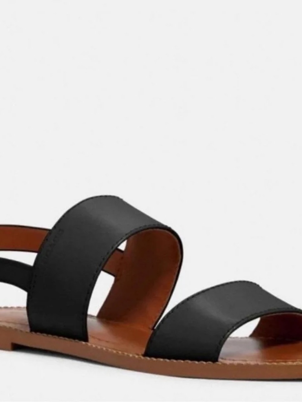 NEW COACH HENNY LEATHER SANDAL